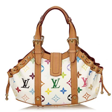 louis vuitton linen and white bag|louis vuitton vintage white bag.